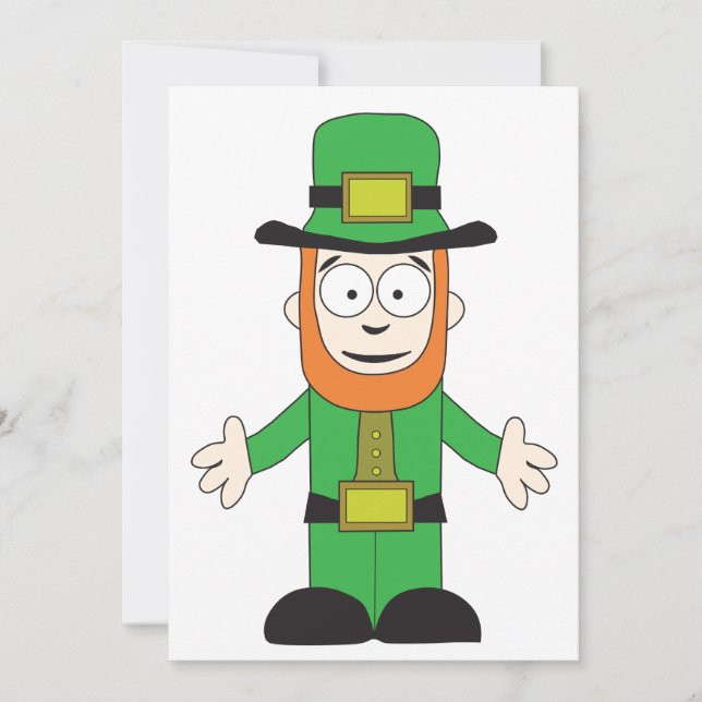 Convites Leprechaun (Frente)
