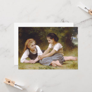 Convites Les Noisettes: Jovens Meninas Colhendo Avelãs