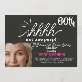 Convites Let’s Party! A Fabulous 60th Surprise Celebration