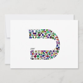 Convites Letra 'CHAF'