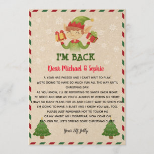 Convites Letra Elf Modelo