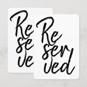 Convites Letra gráfica reservada de fontes modernas