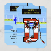 Letra inicial personalizada D Hockey