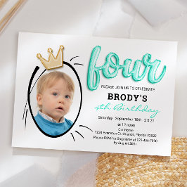 Convites Letras de Balão | Foto Moderna De Rapazes De Quatr