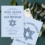 Convites LETRAS EXTERNAS ESTRELA DO Bar Personalizado DAVID<br><div class="desc">Cartão perfeito para anunciar um bar ou morcego mitzvah! Mão fez arte para você com estrela de David na frente e atrás! TOTALMENTE PERSONALIZÁVEL! Clique em "Personalizar" acima para editar o texto. Clique em "editar usando a ferramenta design" para ajustar as fontes, as cores e os posicionamentos e para excluir...</div>