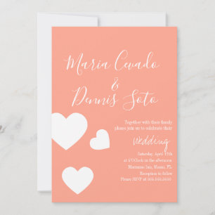 Convites Letreiro Coração Flutuante Casamento Bold Cor