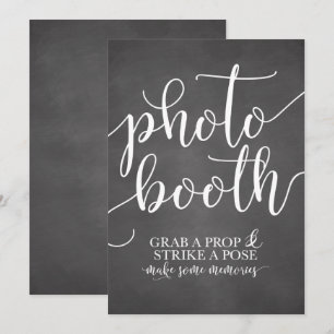 Convites Letreiro de Casamento Photobooth - Pegue um Adereç
