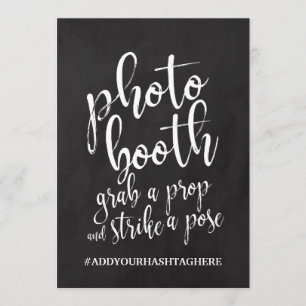 Convites Letreiro de Chalboard Acessível com Legenda para C