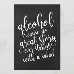 Convites Letreiro de Giz de Barra de Álcool para Casamento 