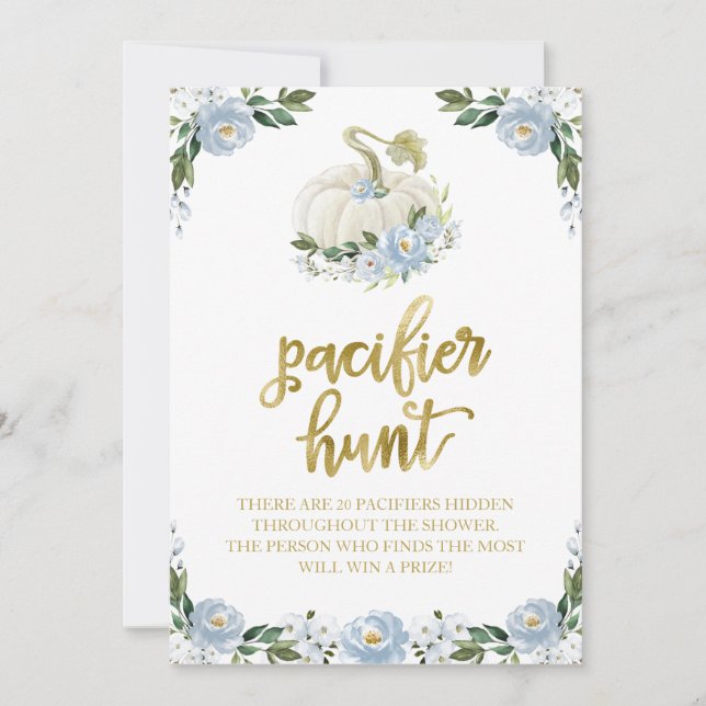 Convites Letreiro de Jogo de Caça ao Chupeta do Menino do O (Frente)