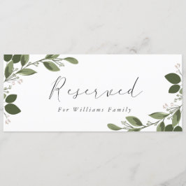 Convites Letreiro Reservado de Ramalhetes Corados