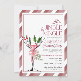 Convites Let's Jingle and Mingle Holiday Party 