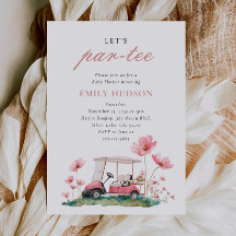Let's Par-tee Golf Baby Shower