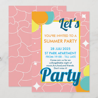 Convites let's party