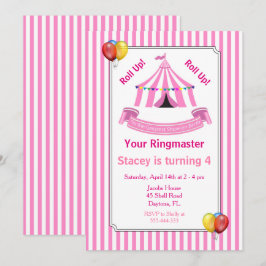 Convites Levante-se! Levante-se! Festa de aniversário de ci