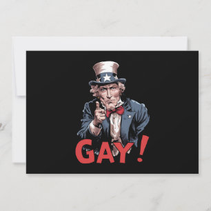 Convites LGBT Gay Ally Pride Mês Engraçado