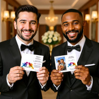 LGBTQ+ com foto Rainbow Lovebird