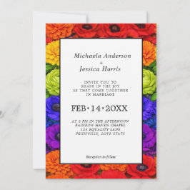 Convites 🌈 LGBTQ Florescem Juntos – Clássico