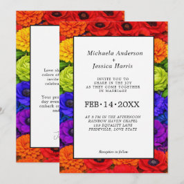 Convites 🌈 LGBTQ Florescem Juntos – Clássico