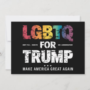 CONVITES LGBTQ PARA TRUMP GAY LÉSBICA PARA TRUMP 2024 