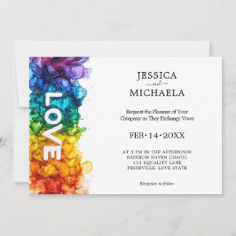 Convites 🌈 LGBTQ Pintado com Amor