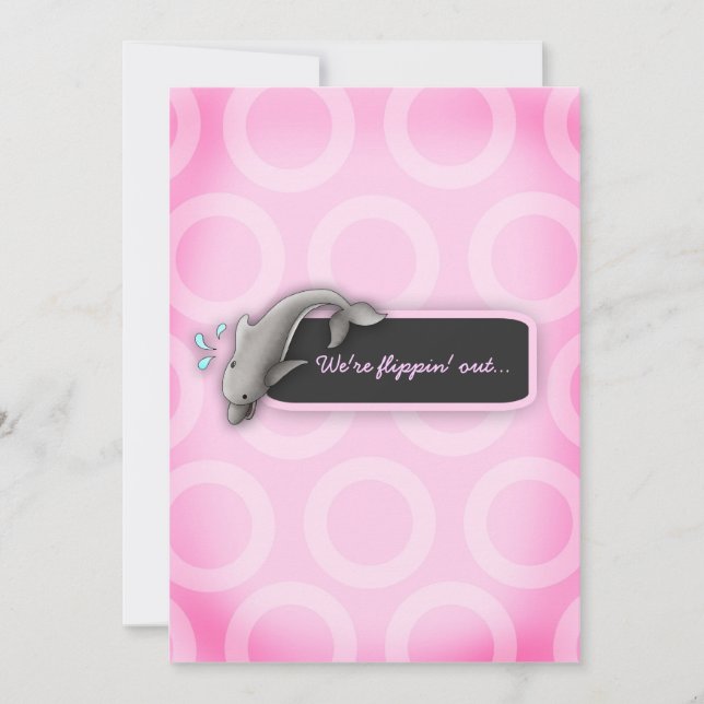 Convites LGC| Chá de fraldas De Garotas De Flippin (Frente)