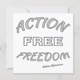 Convites Liberdade de ação