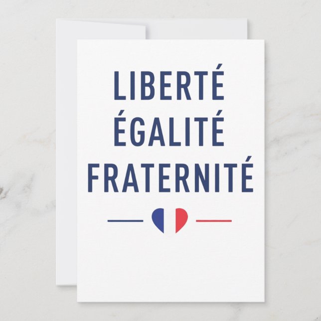 Convites Liberdade Igualdade Fraternidade Saudação ao Lema  (Frente)