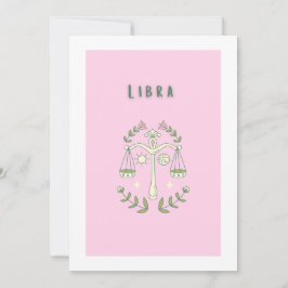 Convites Libra Rosa, zodíaco, signo do zodíaco