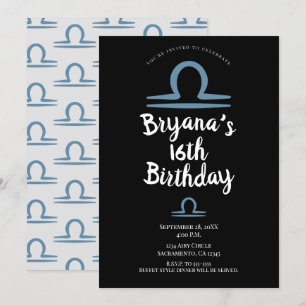 Convites LIBRA Zodíaco Aniversário Setembro Outubro Astrolo