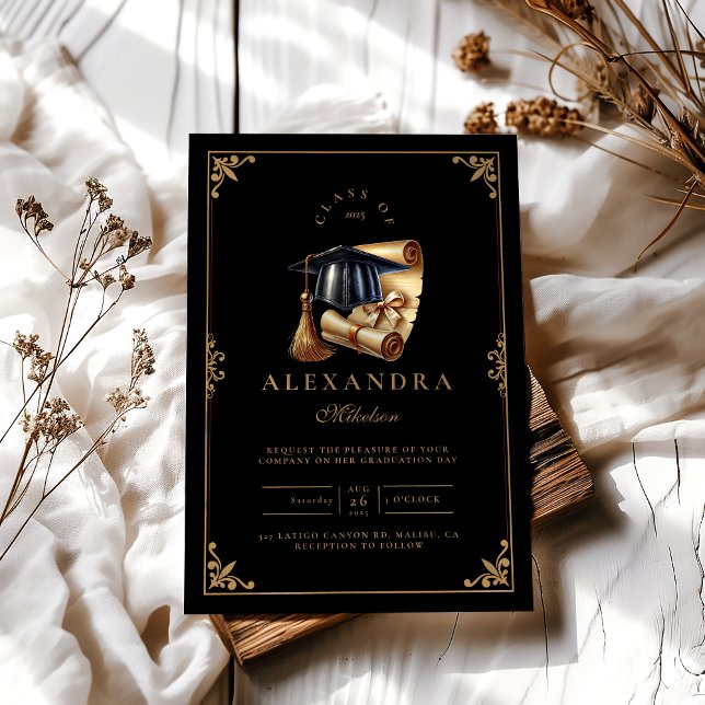 Convites Licenciado pela Faculdade de Direito - Negra Moder (Criador carregado)