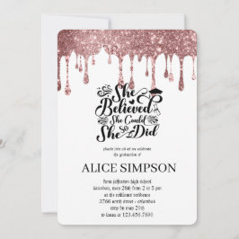 Convites Licenciatura em fotografia minimalista rosa de our