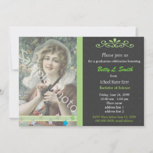 Convites Licenciatura universitária Elegante e legal em fo