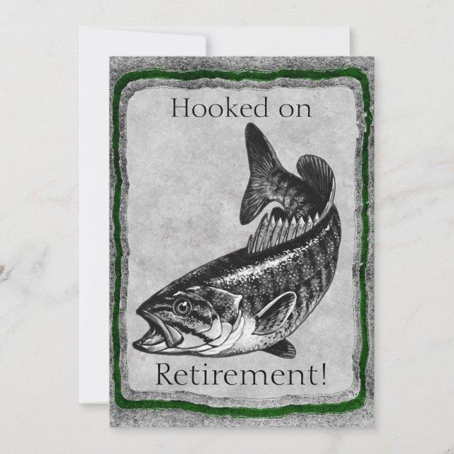 Convites Licitação de pesca de Bass modelo (Frente)