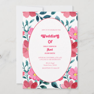 Convites licor de FLORAL WEDDING elegante