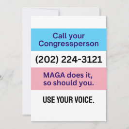 Convites Ligue para o Congresso MAGA faz Trans Ally