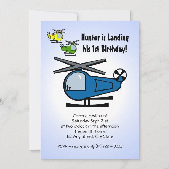 Convites Lil' Chopper (Frente)