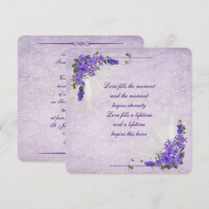 Convites Lilac Wedding