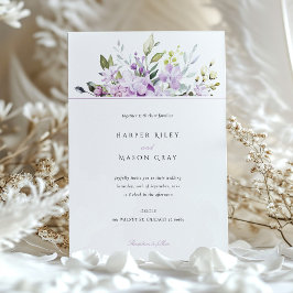 Convites Lilac Wedding