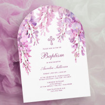 Lilac Wisteria Arch Baptism Rosa