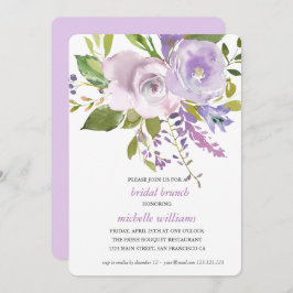 Convites Lilás | Chic Lavanda Floral Bridal Brunch