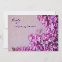 Convites Lilases roxas frescas na textura