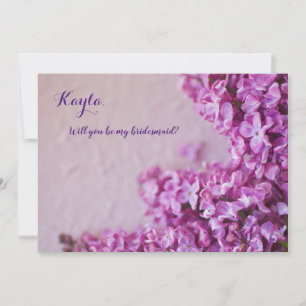 Convites Lilases roxos frescos de textura