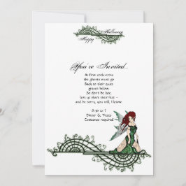 Convites Lilith Fairy Gothic Halloween Invital