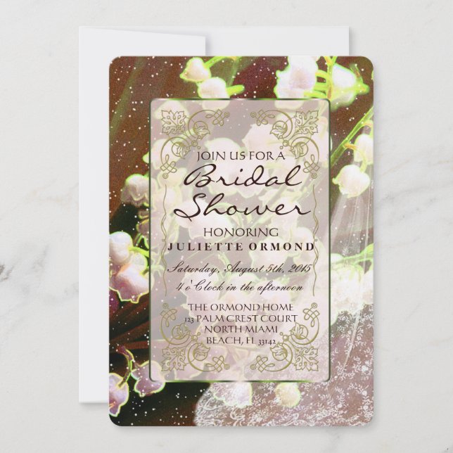 Convites Lily Of The Valley ~ Wedding Invitation Collection (Frente)