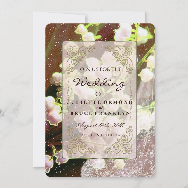 Convites Lily Of The Valley ~ Wedding Invitation Collection (Frente)