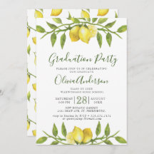 Limões Blossom Verde Festa de formatura Chic