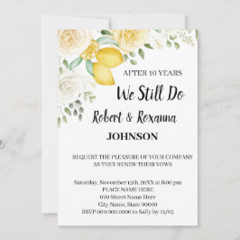 Convites Limões e Rosas Viram Renovação do Aniversário