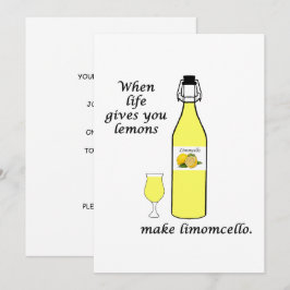 Convites Limões para Limoncello
