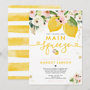 Convites Limon Drive By Chá de panela Lemon Main Squeze (Im